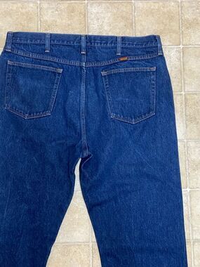 2/$30 Rustler Relaxed Fit Men's Jeans - Dark Blue Size 40 Short